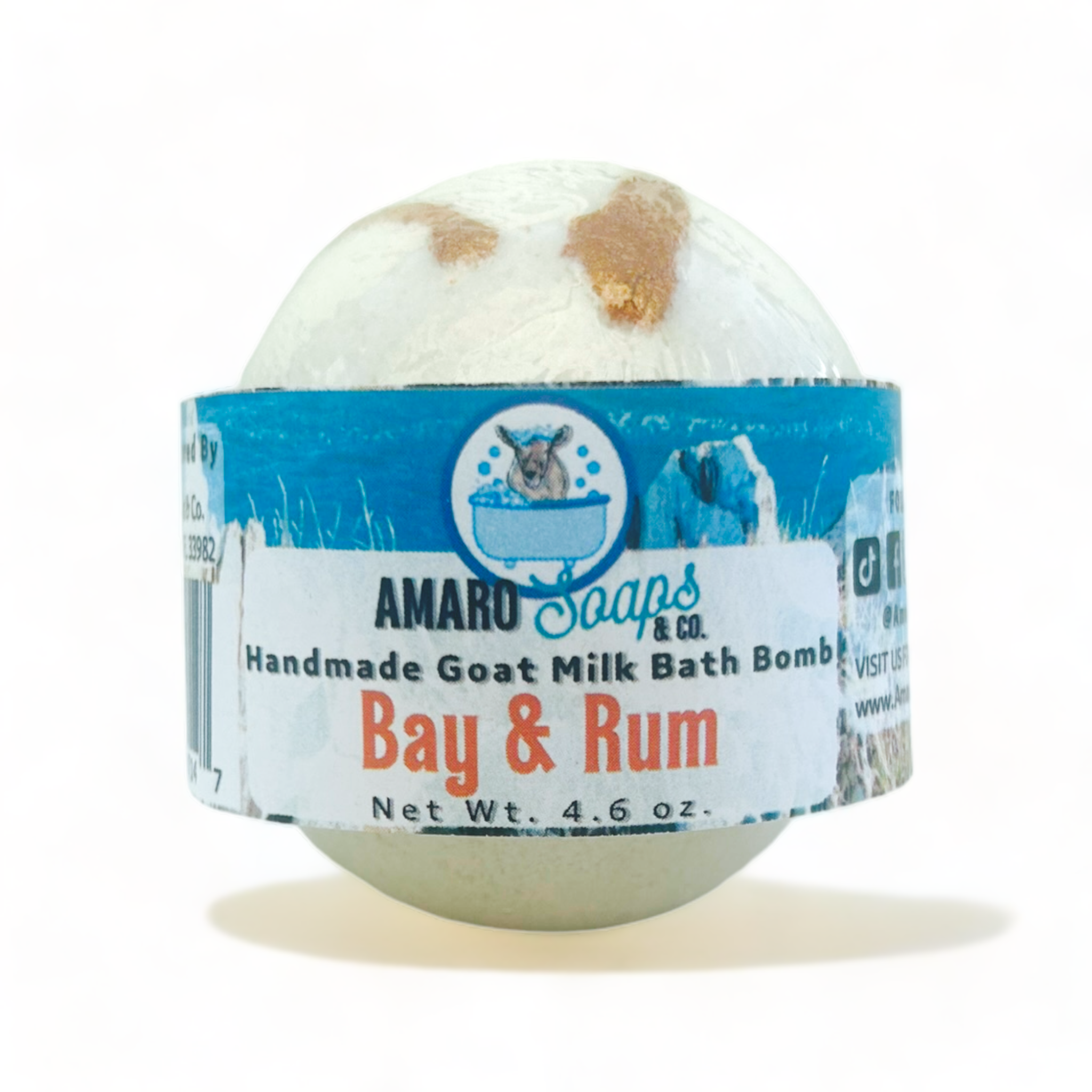 Bay Rum Handmade Natural Soap Bar, 4.5 oz