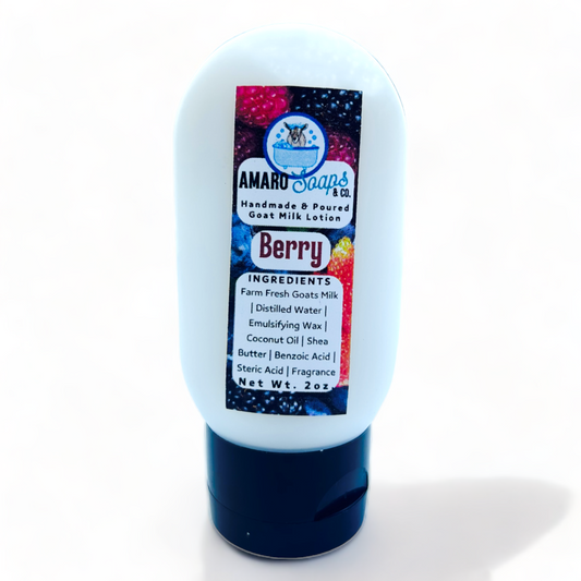 Berry Travel Goat Milk Lotion