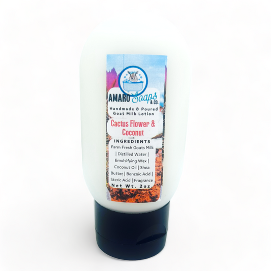 Cactus Flower & Coconut Travel Goat Milk Lotion