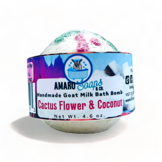 Cactus Flower & Coconut Bath Bomb