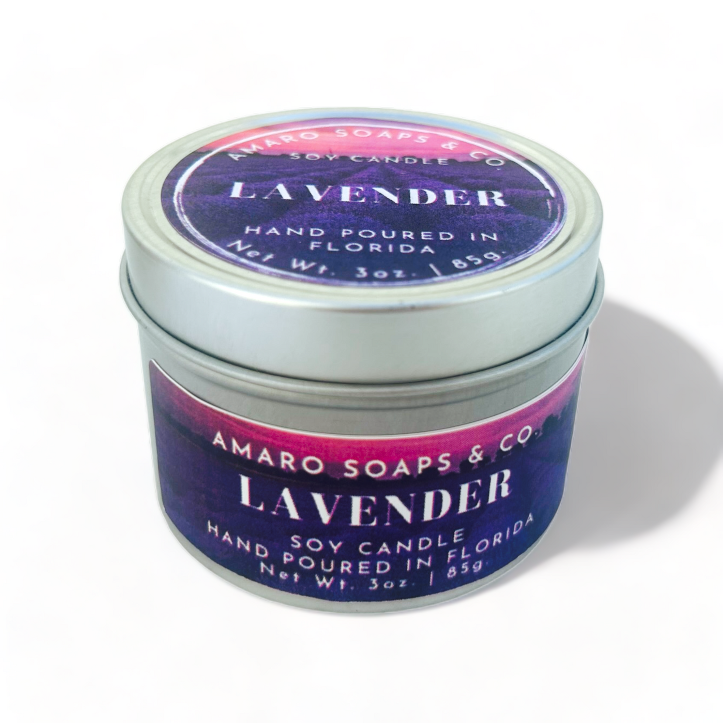 Lavender Soy Candle Tin