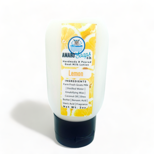 Lemon Travel Goat Milk Lotion