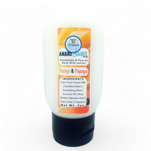 Mango & Papaya Travel Goat Milk Lotion