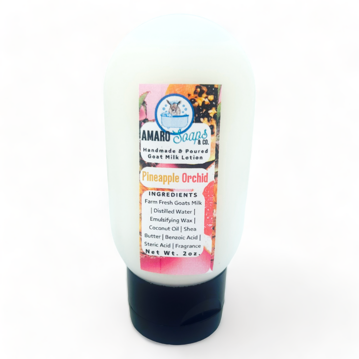 Pineapple Orchid Travel Goat Milk Lotion