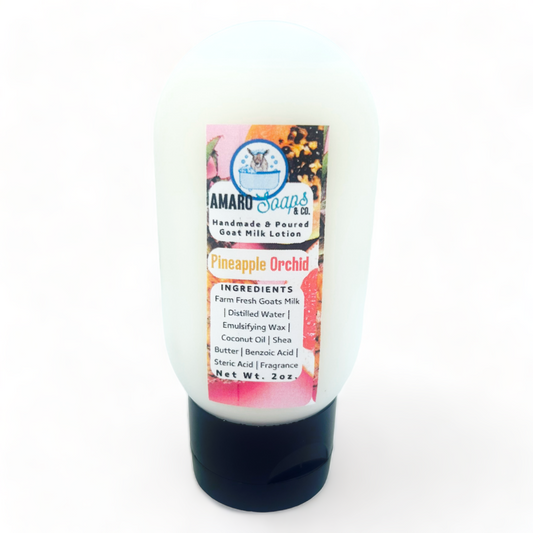 Pineapple Orchid Travel Goat Milk Lotion