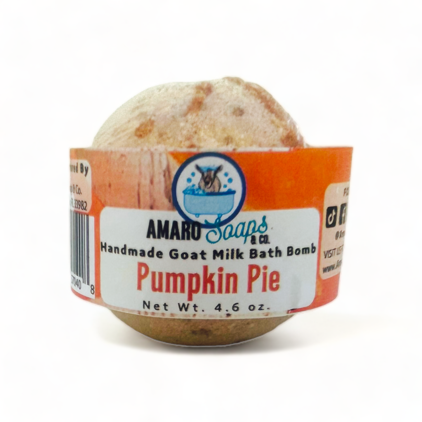 Pumpkin Pie Bath Bomb