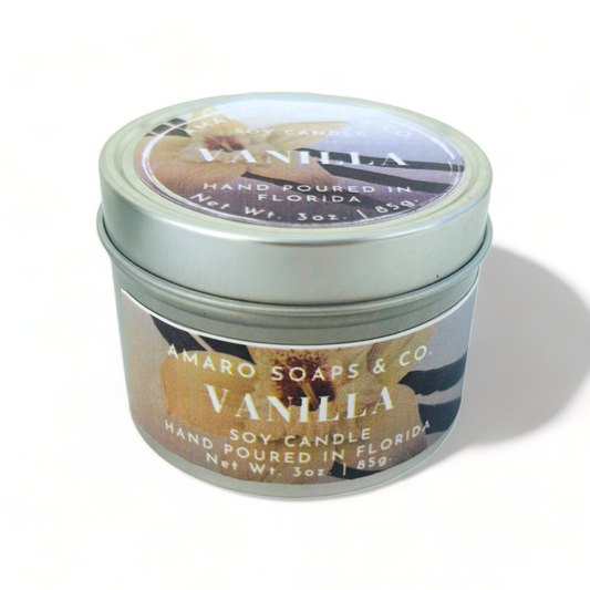 Vanilla Soy Candle Tin