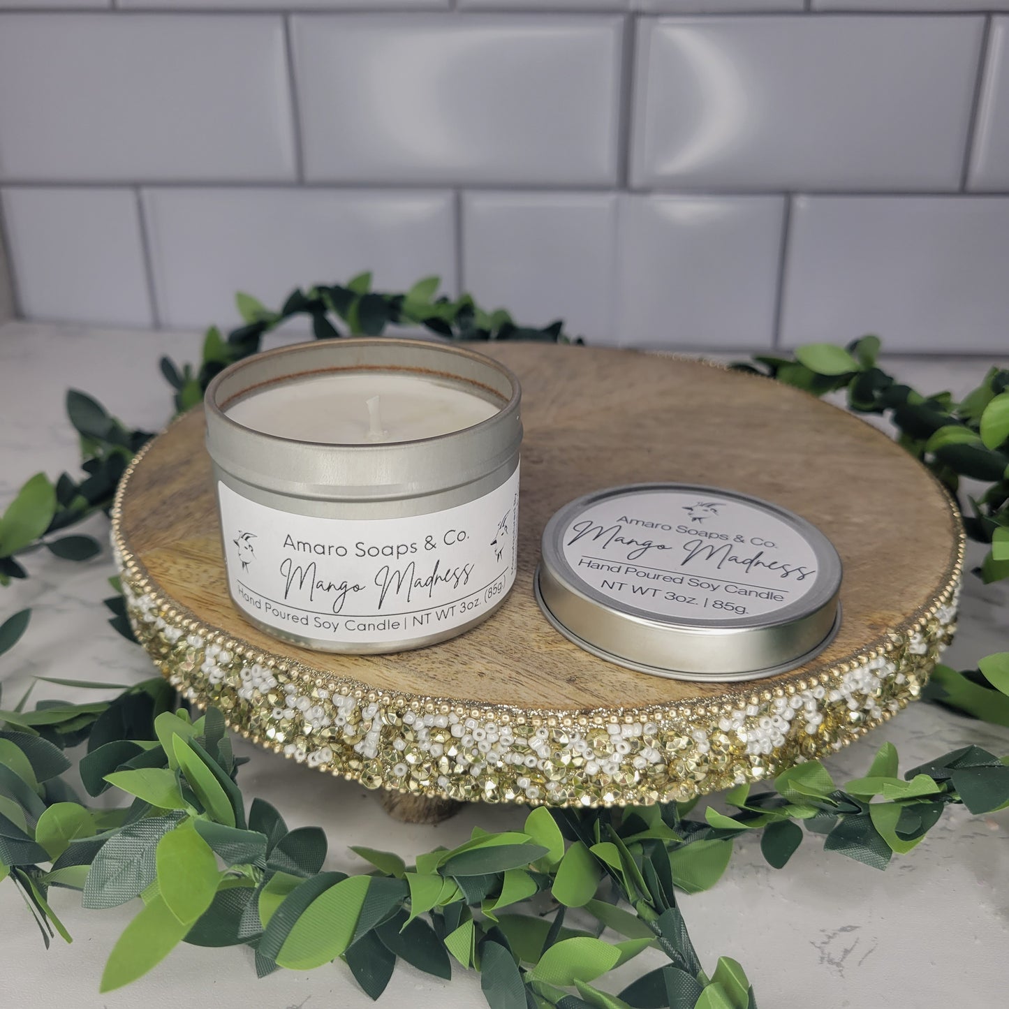 Mango Madness Soy Candle Tin