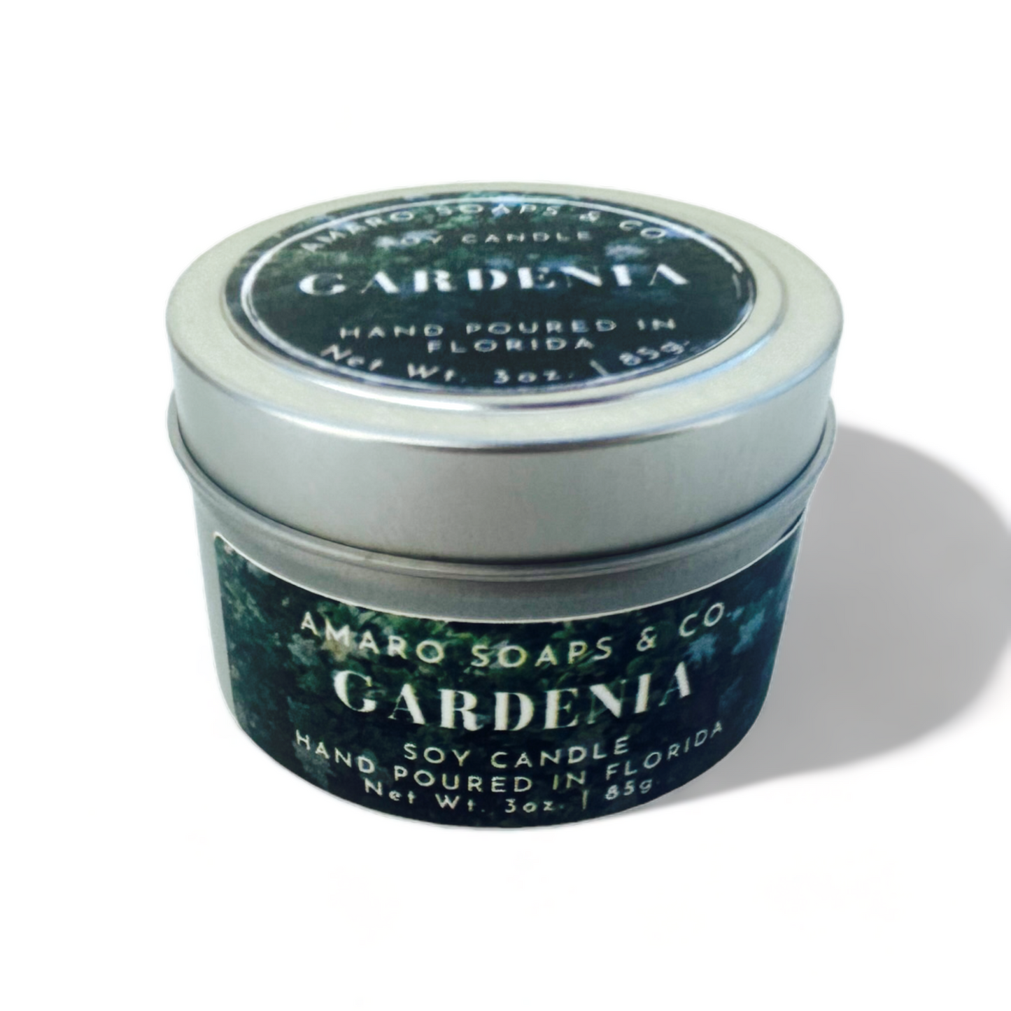 Gardenia Soy Candle Tin
