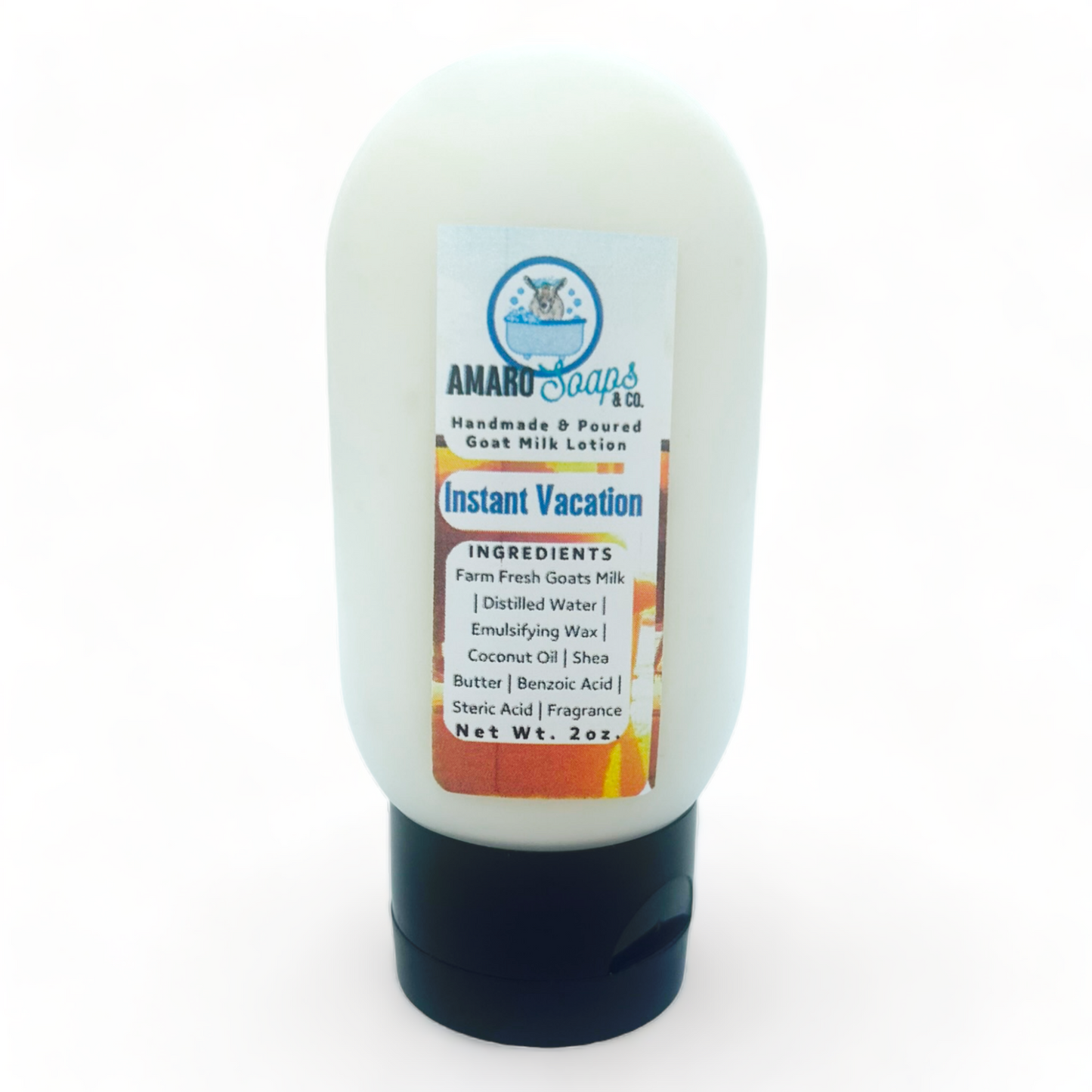 Instant Vacation Travel Goat Milk Lotion