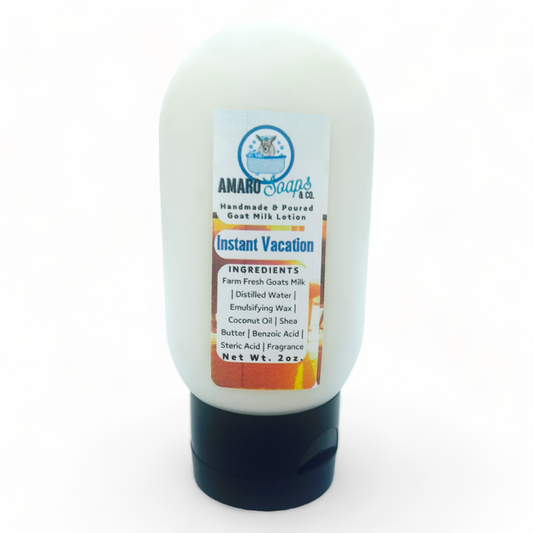 Instant Vacation Travel Goat Milk Lotion
