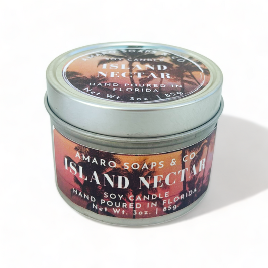 Island Nectar Soy Candle Tin