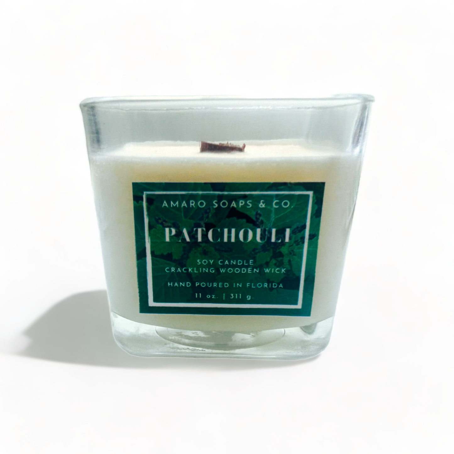 Patchouli Wooden Wick Soy Candle