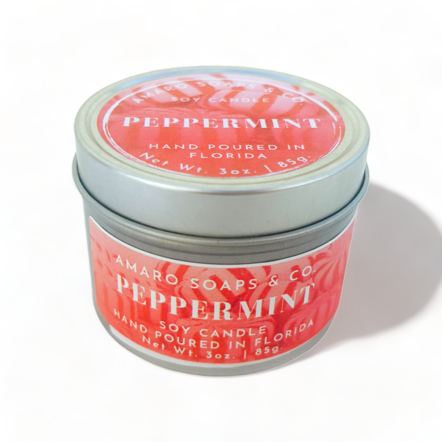 Peppermint Soy Candle Tin