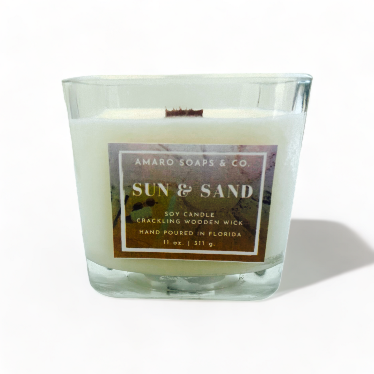Sun & Sand Wooden Wick Soy Candle