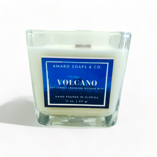 Volcano Wooden Wick Soy Candle