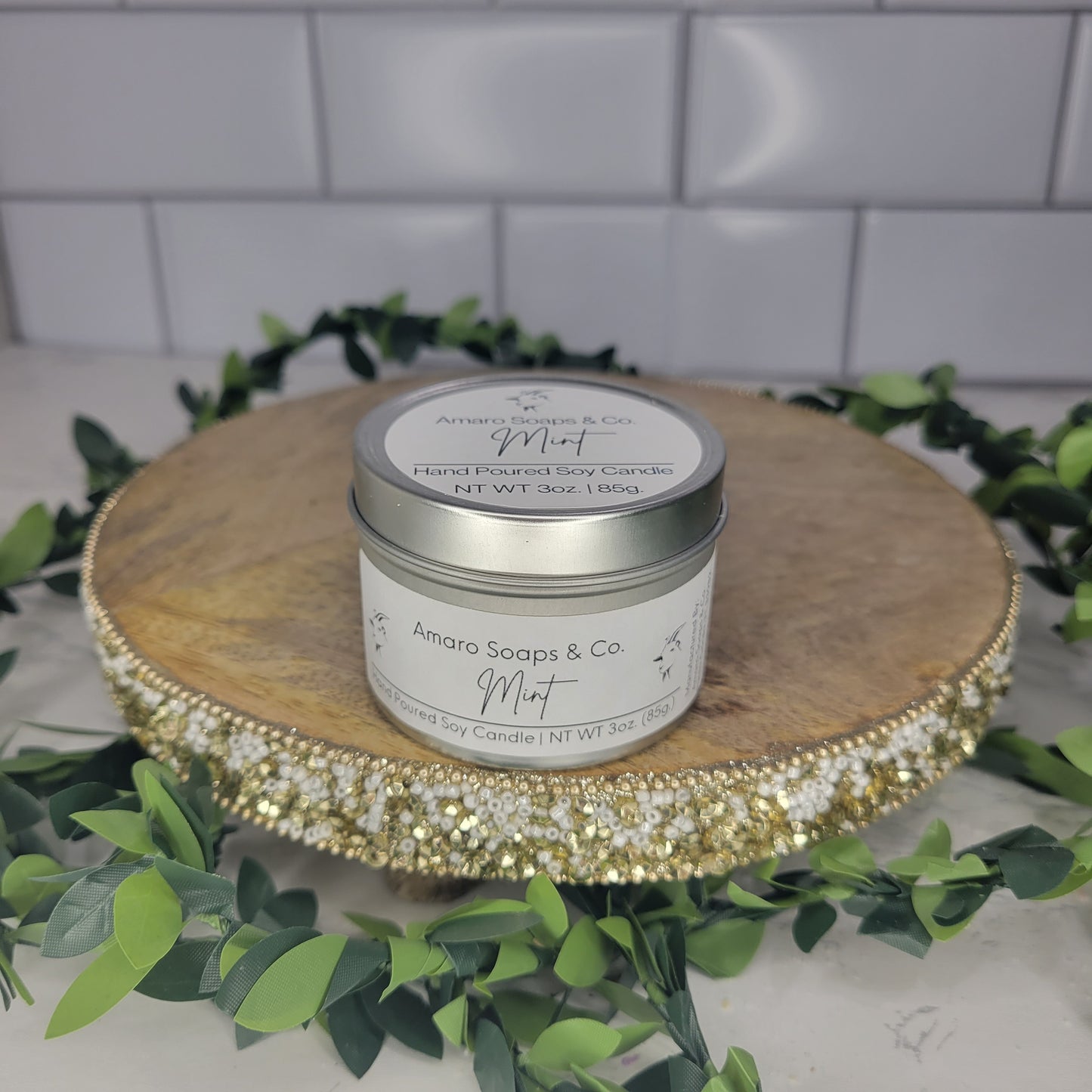 Mint Soy Candle Tin